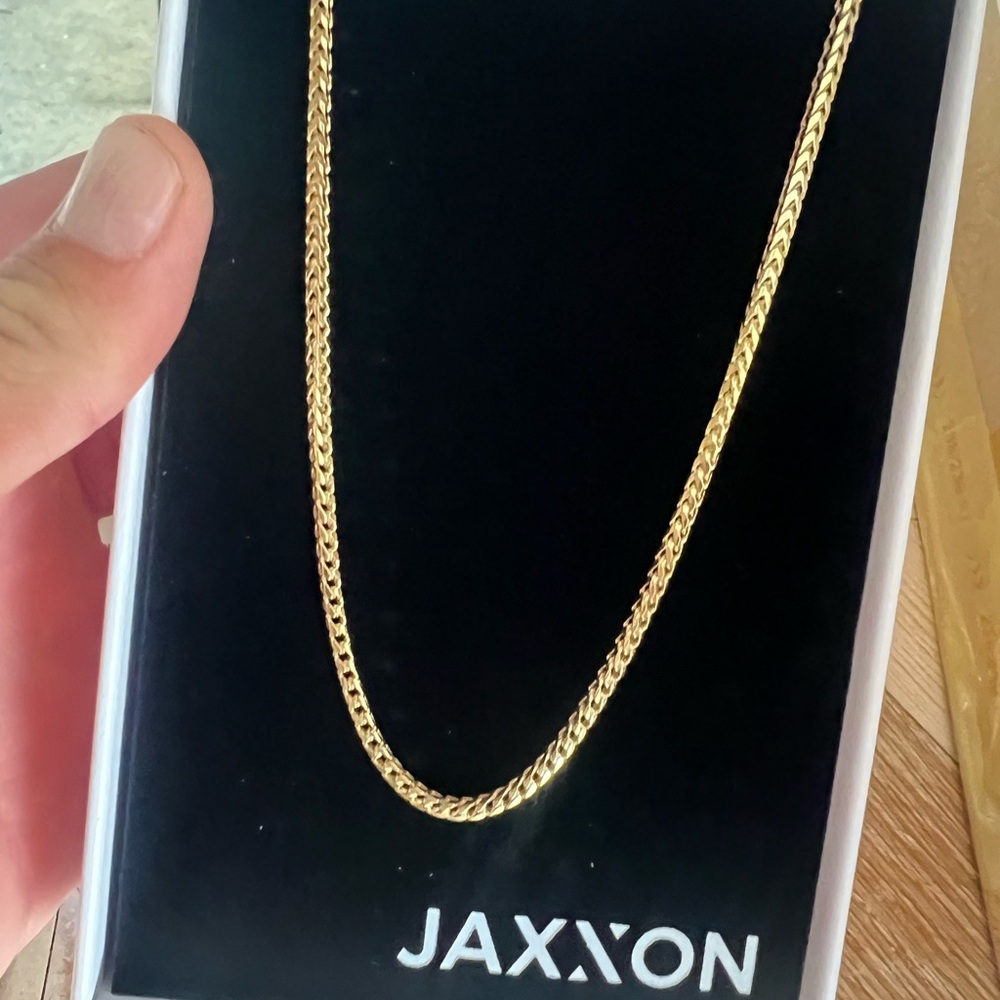 JAXXON Gold Men's Chain Necklace / Brand new in box